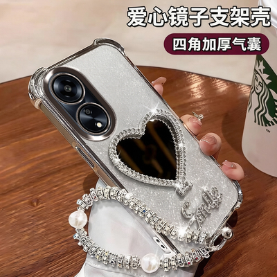 适用oppoA2m手机壳镜子