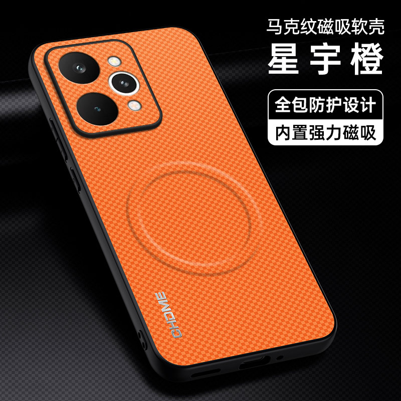 适用realme15手机壳皮纹