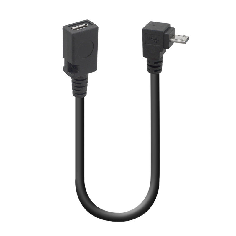 microusb延长线安卓充电线公对母长头数据线接头手机接口加长通用