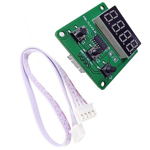 四位0.36数码管显示模块 TM1650扫描模块 带三个按键两线串行驱动