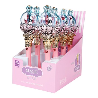 女孩过家家灯光音乐电动魔法棒玩具8892亲子互动仙女棒模型8pcs