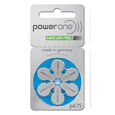 P675助听器电池一板 德国进口锌空电池POWER ONE P675
