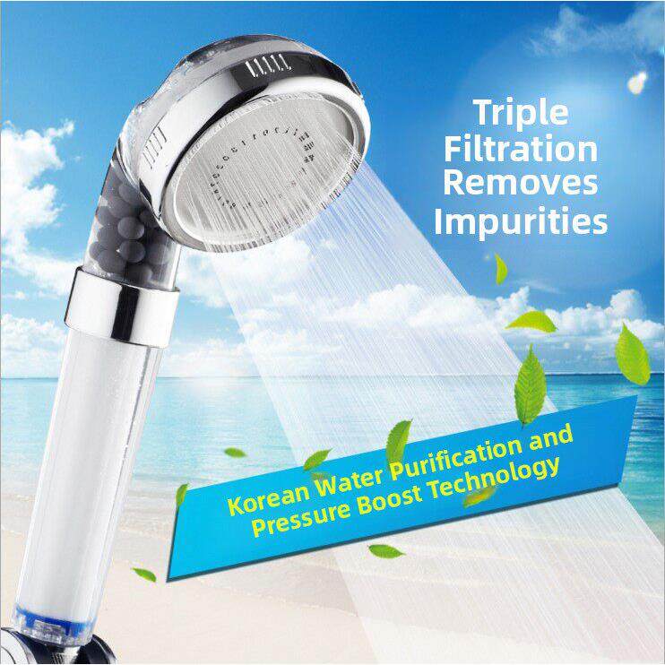 泰国通用花洒净水过滤PP棉滤芯增压花洒喷头淋浴负离子手持莲蓬头