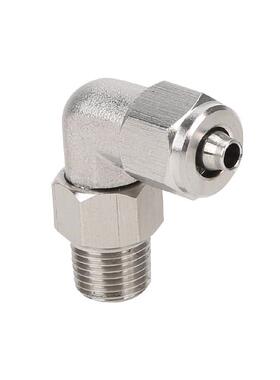不锈钢快扭连接器l形六角外螺纹E-Pack-Mssnpl4/6/8/10/12-1/2/3/