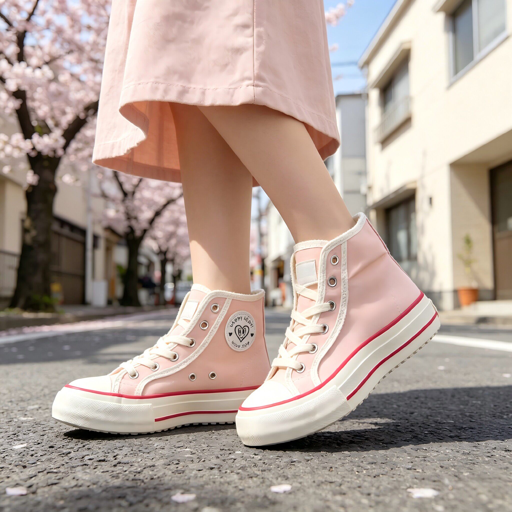 【潘星星专属】帆布鞋女休闲百搭圆头交叉绑带板鞋 CA-1766