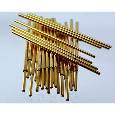 1MM探针 PAM75-J1(0.74)原装正品华荣测试针 镀金圆头球头弹簧针