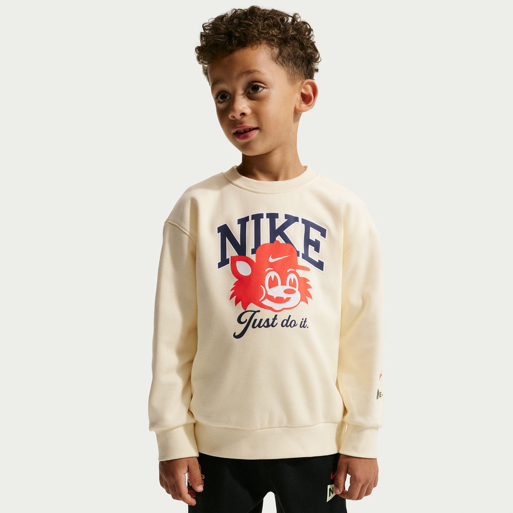 NIKE耐克小童秋宽松百搭上衣运动休闲套头衫卫衣NY2642433PS-002