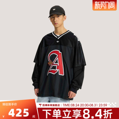 adidas阿迪达斯三叶草男子OG M 2IN1 运动休闲长袖T恤KS5328
