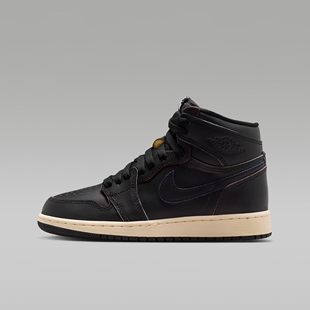 NIKE耐克大童鞋AIR JORDAN 1 RETROHIGH运动训练篮球鞋FD1437-002