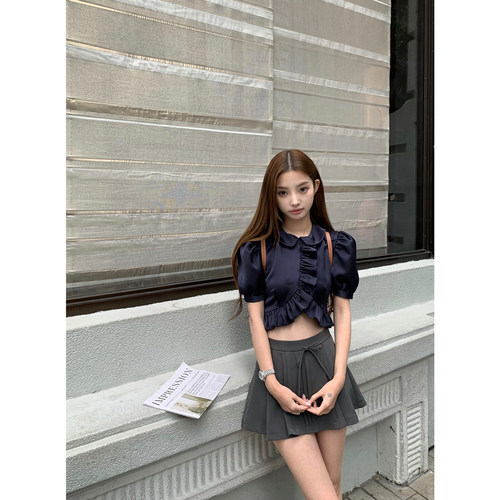 paosweetMiu系学院风百褶裙