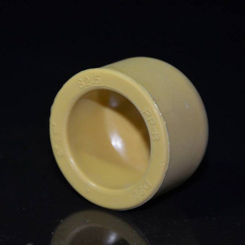 中财管道 中财ppr黄色管帽 管堵 家装管件dn20-dn110配件齐全