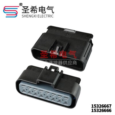 15326666/15326667汽车防水连接器插头接插件DJ7165D-2.8-11/21