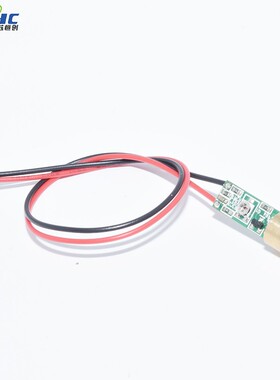 绿光点状激光头10mW激光模组 12MM/8MM/6MM直径激光管 绿色激光束