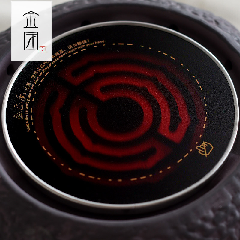 家用泡茶壶电陶炉粗陶茶壶提梁煮水壶侧把烧水壶煮茶器功夫茶具