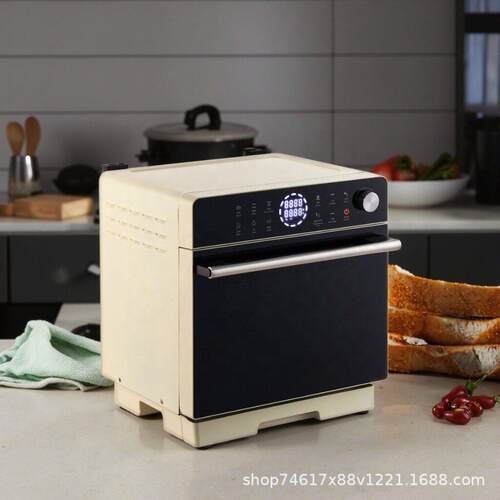 广鼎&福莱熊烤箱20L家用小型迷你智能平板台式蒸烤箱一体机