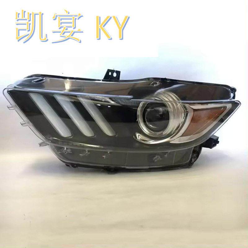 适用于15-17款福特野马前大灯美版卤素大灯总成MustangHeadlight