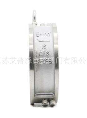 H76W-16PH76W-25P双瓣式对夹式止回阀不锈钢蝶形对夹止回阀