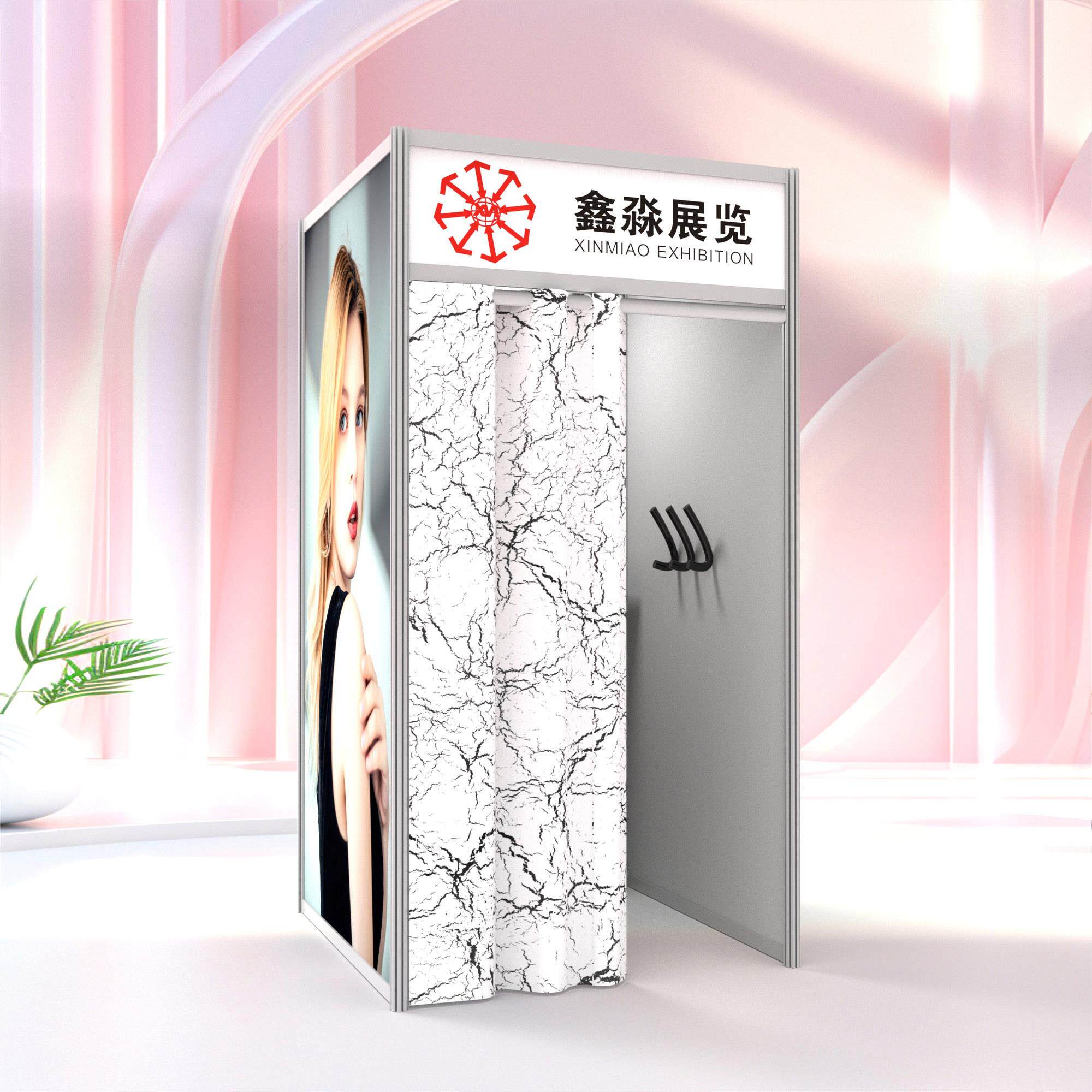 商场服店隔移动试衣间/拆装装式硬板妆试衣间化间更衣室临时房间