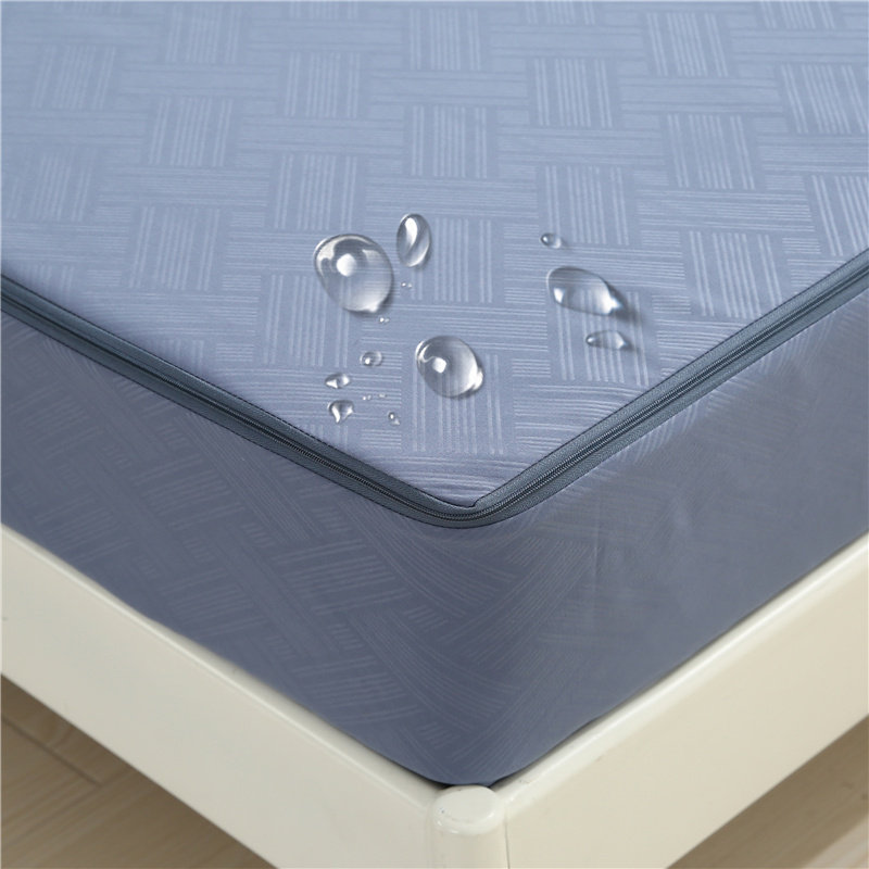 六面全包床笠防水隔猫尿床罩拉链式可拆卸床套透气防尘床垫保护罩