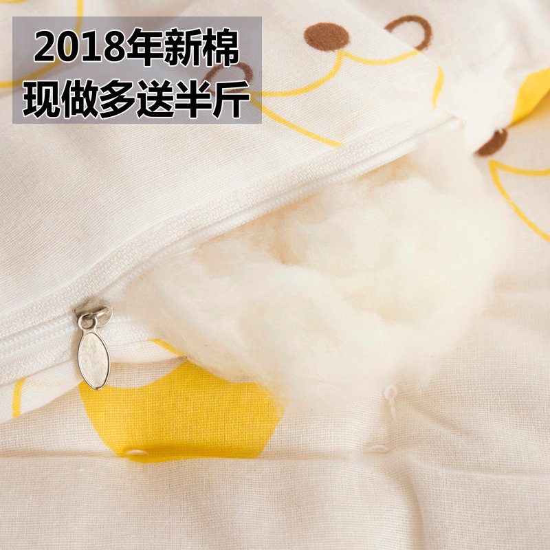 棉花被定做手工长绒棉被春夏秋冬被子被芯床垫褥子单双人学生被子