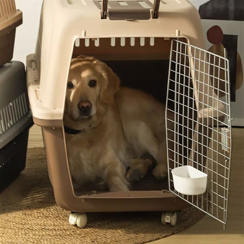 巨小萌宠物航空箱车载便携狗猫通用笼子大型犬边牧金毛训犬狗笼