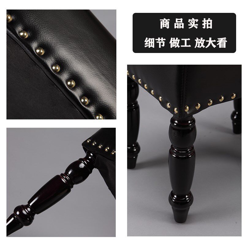 欧式长条凳客厅高级感换鞋凳家用门口穿鞋凳服装店沙发卧室床尾凳