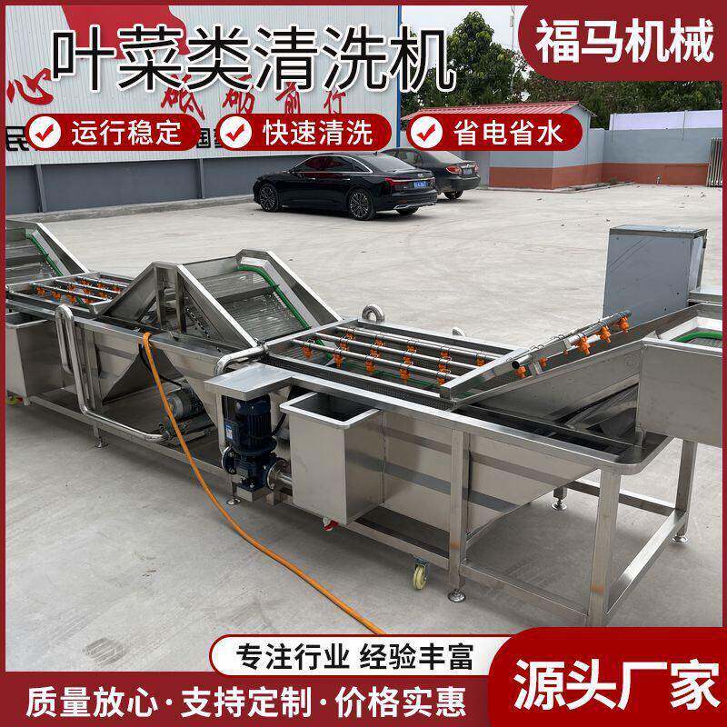 小香葱清洗机芹菜韭菜喷淋清洗设备多功能叶菜类清洗机智能
