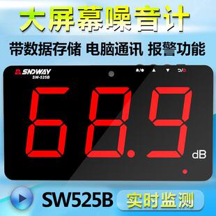 SNDWAY/壁挂式噪音计分贝仪噪音测试仪噪声音量环境监测