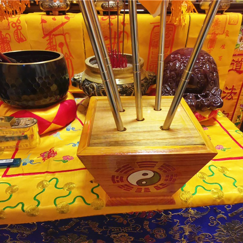 道令旗五色旗五龙旗全金线龙旗太极八卦斗道用品道家法器法坛