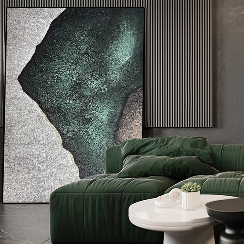 手绘厚肌理油画抽象客厅装饰画大幅沙发背景墙落地画餐厅玄关挂画