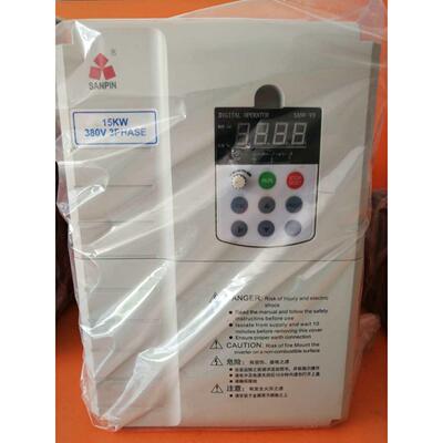 三品变频器 面板 SANPIN 3PHASE可编程控制器 2.2KW 7.5KW 18.5KW