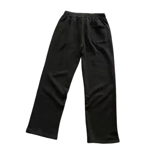 Left Side Embroidered Small Logo, Same Braided Cord, Straight-Leg Two-Tone Pants 88081202
