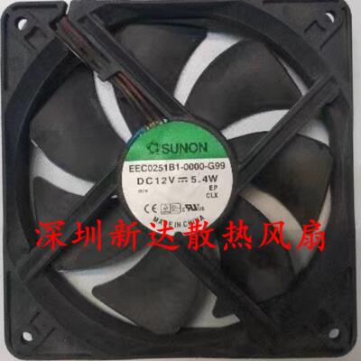 建准SUNON EEC0251B1-0000-G99 12025 12CM 12V 5.4W机柜散热风扇