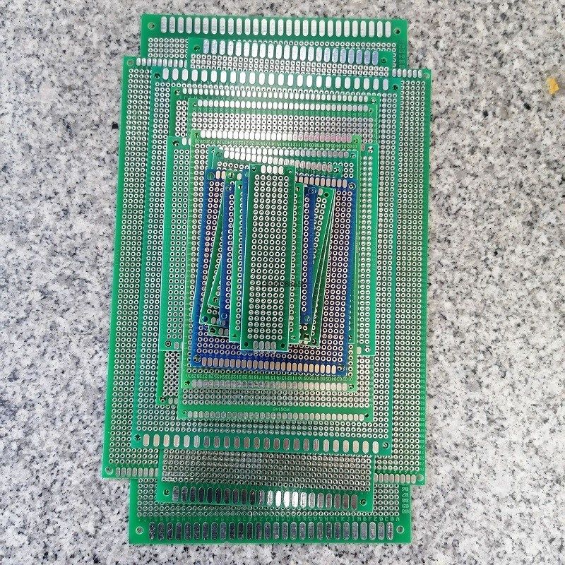 双面电路板万能板pcb洞洞板diy万用面包板线路10*15测试板9x15cm