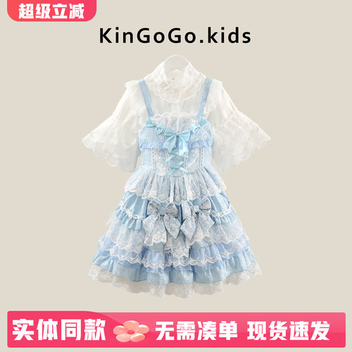 女童洛丽塔公主蛋糕礼服连衣裙