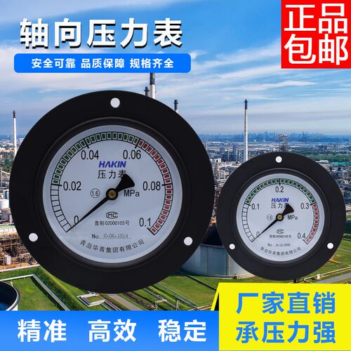 HAKIN青岛华青压力表水压表油压表气压表100圆(轴向)