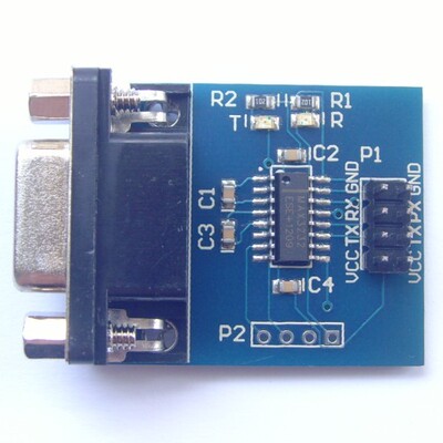 MAX3232 串口模块 RS232转TTL模块 带收发指示灯 【厂家直销】
