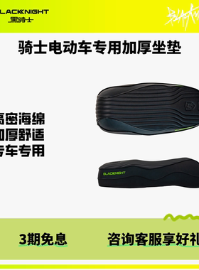 黑骑士电动车E10/ B5/B5p/B3专用加厚坐垫 高密记忆海绵 舒适柔软