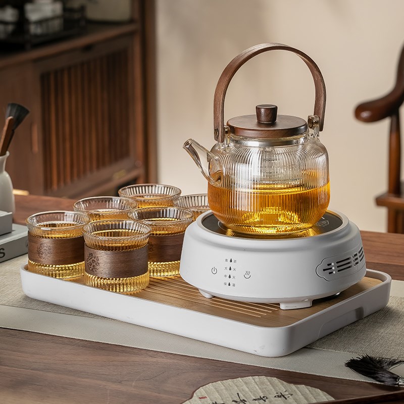 茶具套组家用电陶炉煮茶器套装泡茶办公室小型蒸茶煮茶壶功夫茶杯