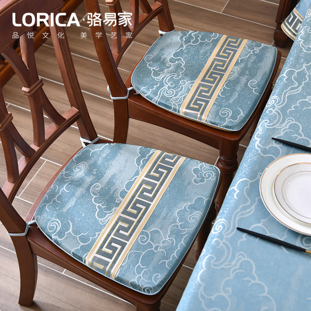 中式餐桌椅子坐垫屁垫马蹄形垫子家用椅垫红木餐椅垫实木凳子座垫