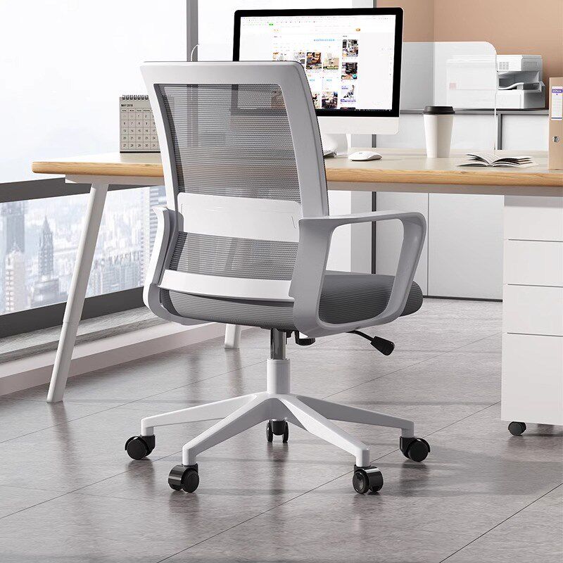 会议室椅办公椅子电脑椅舒适久坐靠背转椅办公室职员座椅弓形椅子