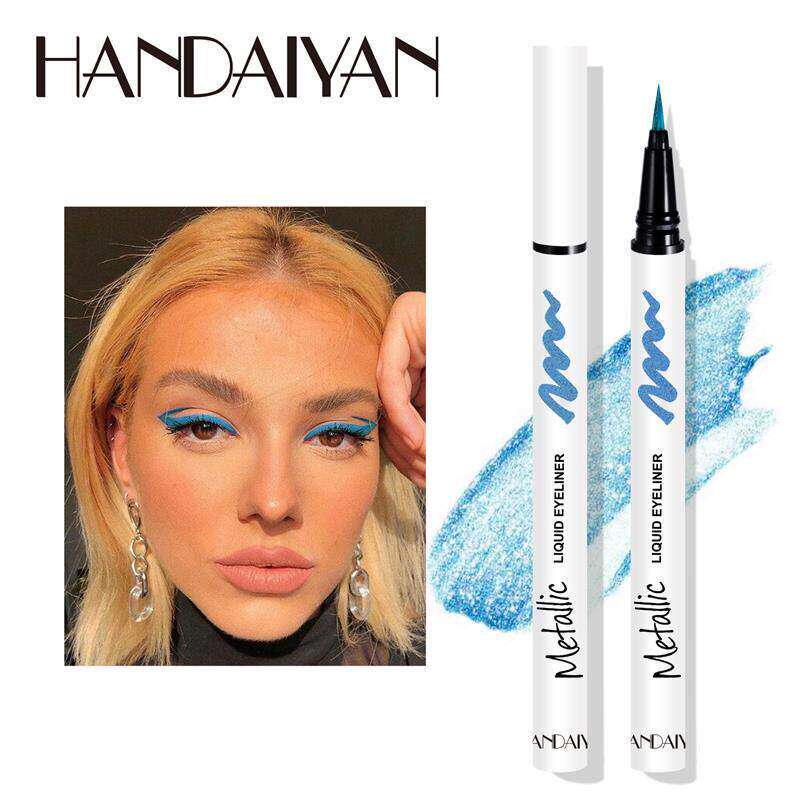 6Pcs Shimmer Color Eyeliner Liquid Pen 珠光细闪防水眼线液笔