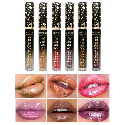 6 Colors Shiny Mirror Lip Gloss Kit 水光爆闪保湿嘟嘟唇蜜套盒