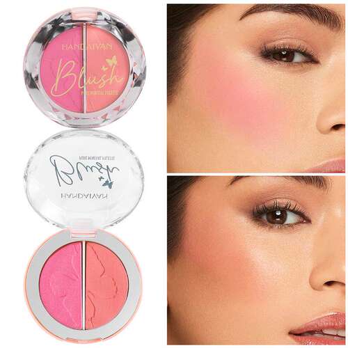 Dual Tone Blush Highlighter Contour Palette 双色腮红高光修容