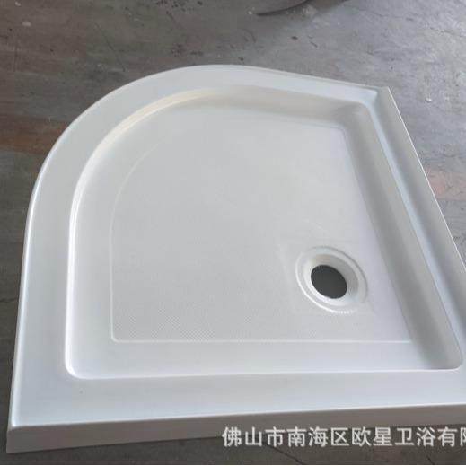 出口北美市场浴室底托弧扇形加厚防水亚克力淋浴房底盆底座,家装主材,整体淋浴房,淘宝优惠券,粉丝福利购,淘宝优惠卷