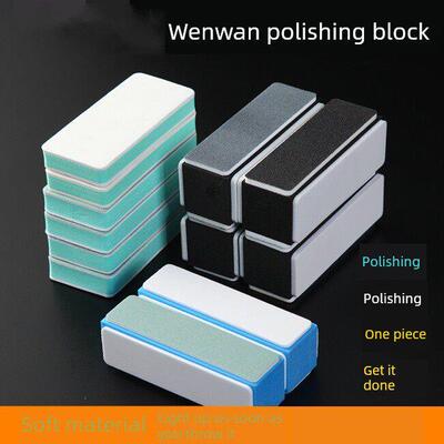 珠串进口抛光条文湾抛光工具双面海绵砂纸芯雕木手盘演奏香绿松石