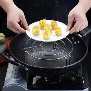 蒸架不锈钢锅垫蒸菜架家用厨房用品多功能隔水蒸高脚架三脚架