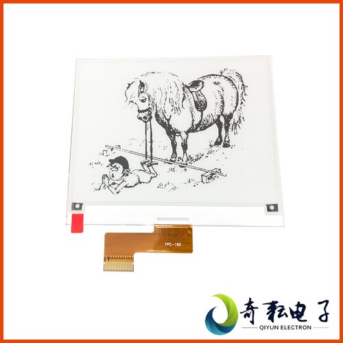 奇耘4.2寸epaper墨水屏电子纸显示模块支持树莓派局部刷新spi接口