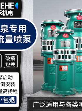 源河Qyp型浸油三相潜水泵Qs喷泉专用泵水景景观喷泉大流量工业泵