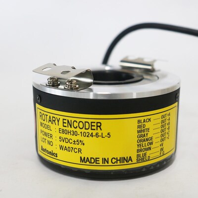 奥托尼克斯原装E80H30-1024-6-L-5空心轴光电编码器原装编码器